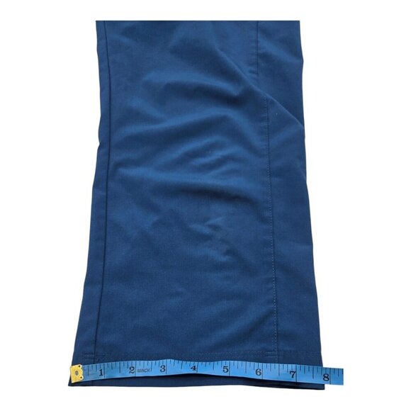 Patagonia pant Women 4 Blue Happy Hike Trail Capris Gorpcore Camping Trail 21235 - Picture 4 of 10